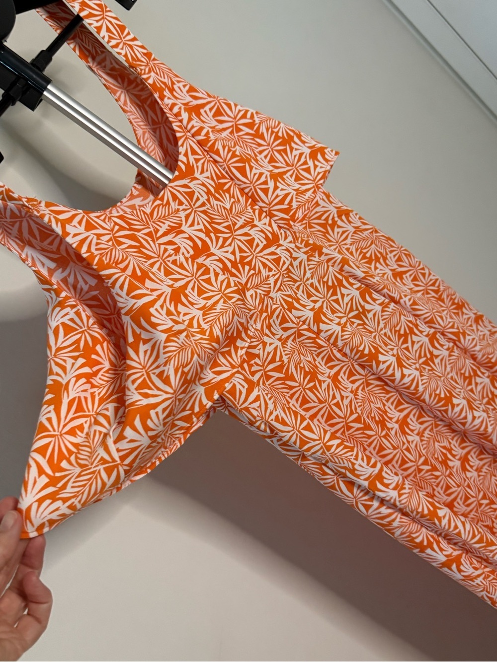 Ann Taylor Factory Orange Tropical Print Maxi Dress Size 6 - Picture 6 of 8